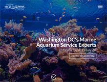 Tablet Screenshot of customaquariumconcepts.com